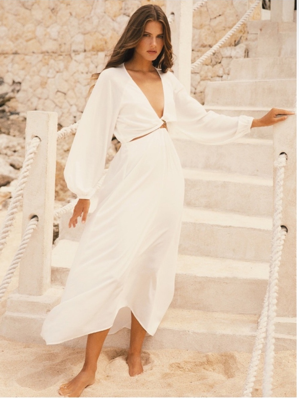 LSpace Colette Dress in Cream Size M